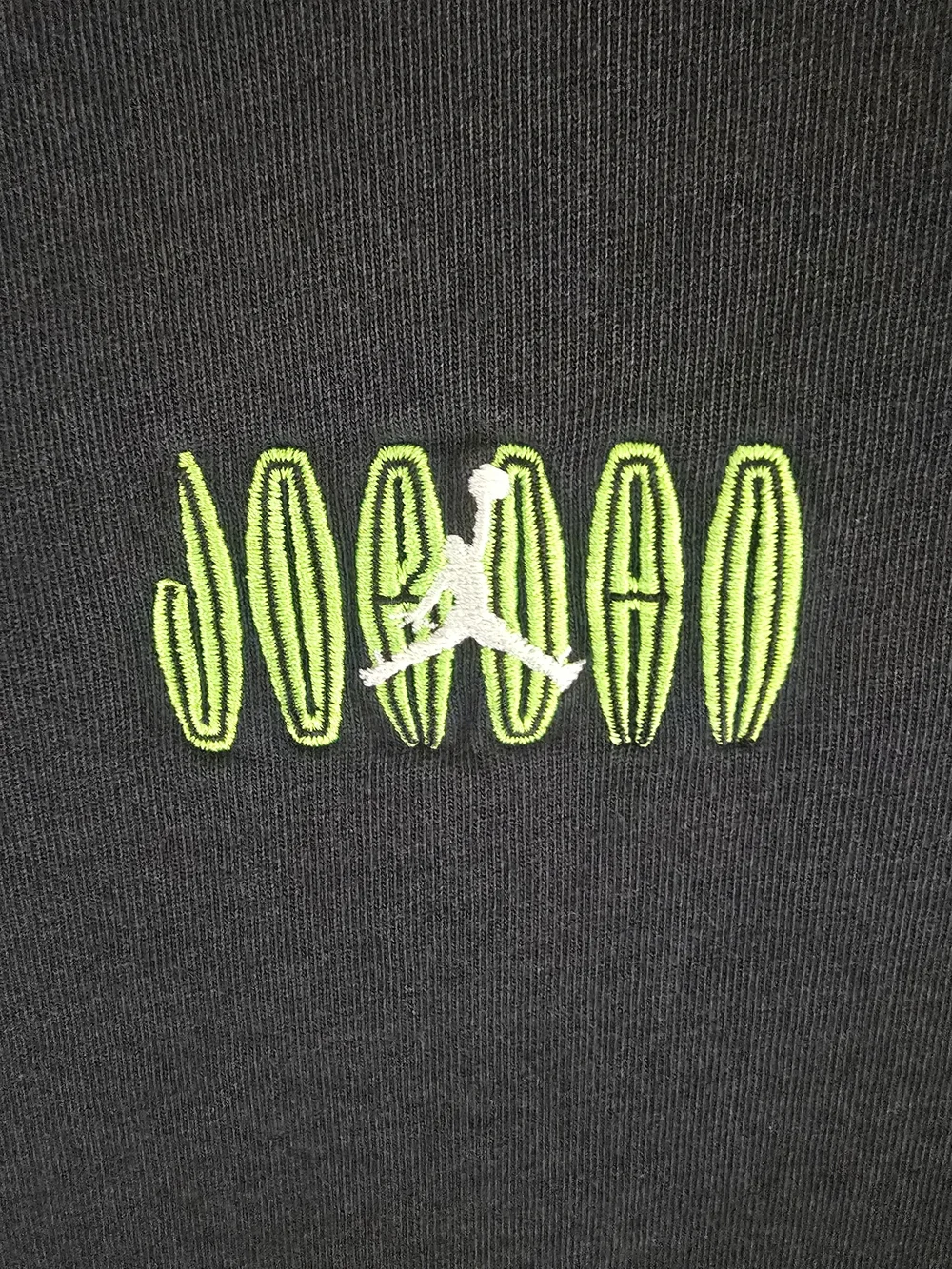 Nike Jordan Mens Flight MVP 85 Jumpman LS T-shirt 100% Cotton Black  Size Large